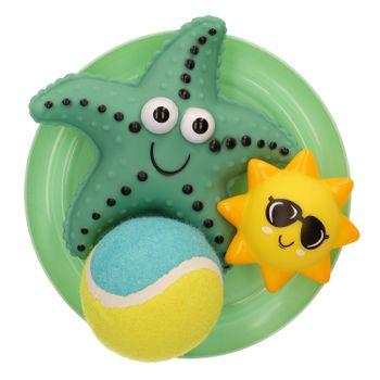 Rufus & Rosie Summer Frisbee Dog Toy Set