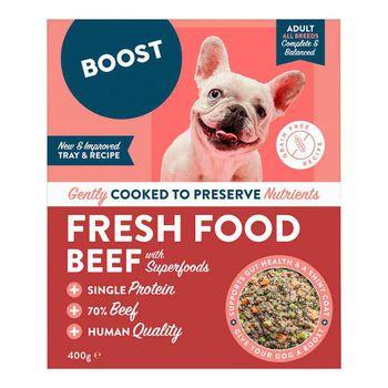 Boost Beef Veg & Superfood Fresh Dog Food Meal 400g