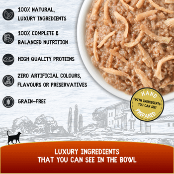 Cookhouse Luxury Complete Cat Food Chicken Pate Terrine 70g
