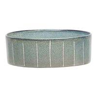 Scruffs Reactive Glaze Pet Food Bowl Pinstripe 15cm