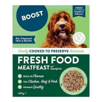 Boost Dog Meat Feast Fresh Food Meal 400g