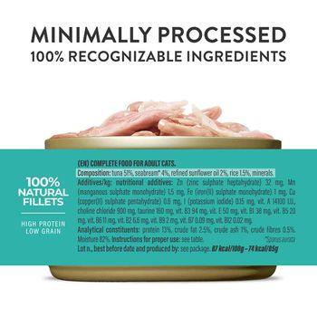 Schesir Complete and Balanced Wet Cat Food, Tuna with Seabream, 85g