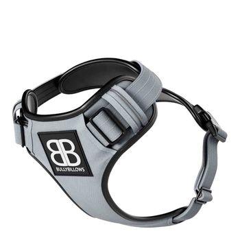 Bully Billows Premium Dog Harness Metal Grey, Medium