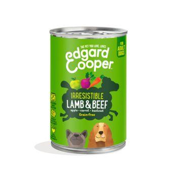 Edgard & Cooper Adult Wet Food Tin Lamb & Beef 400g