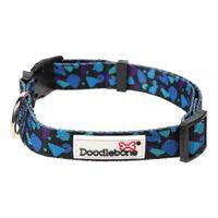 Doodle Bone Bold Dog Collar Electric Party 3-6