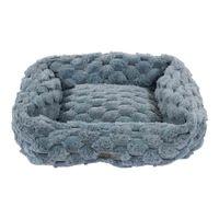 World of Pet Textured Square Pet Bed Small