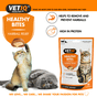 VetIQ Healthy Bites Hairball Remedy Treats For Cats and Kittens 65g