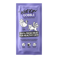 KatKin GOBBLE Fresh Cat and Kitten Food (Turkey + Chicken) 1x80g