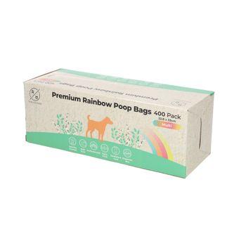 Rufus & Rosie Rainbow Poop Bags, 400 Pack