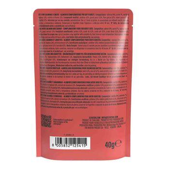 Schesir Soup Cat Food Complement, Salmon with Carrots , 40g 