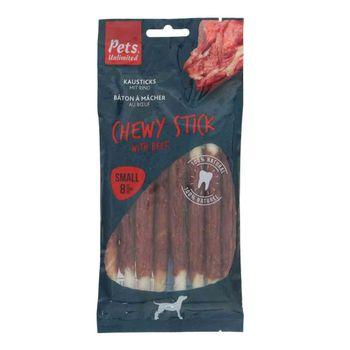Pets Unlimited Chewy Sticks with Beef Dog Treat 80g