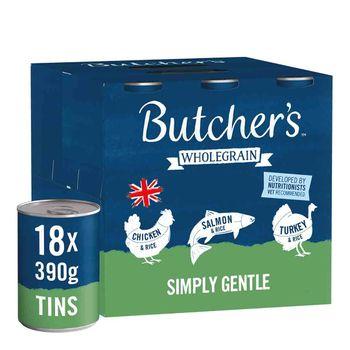 Butcher's Simply Gentle Dog Food Tins 18x390g