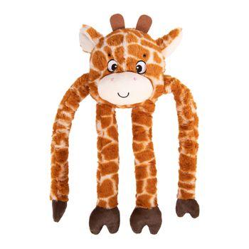 Rosewood Stretch Folk Giraffe Plush Dog Toy