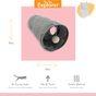 Tabby Patch Black Check Cat Tunnel