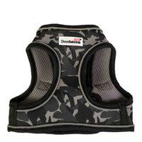 Doodlebone Smokey Camo Snappy Dog Harness, Large