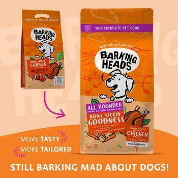 Barking Heads Bowl Lickin Chicken 12kg Dry Dog Food