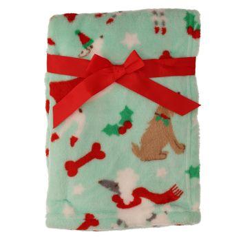 Smart Choice Super Soft Dog Print Blanket 90x70cm