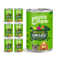 Edgard & Cooper Adult Wet Food Tin Lamb & Beef 6x400g