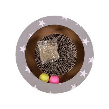 Rosewood Cat Scratcher Large with Ping Pong Balls