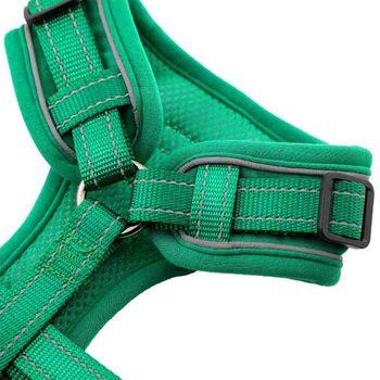 Doodlebone Trendy Tails Stomp Dog Harness Green 4-7