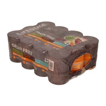 Lifestage Poultry Variety Pack in Gravy Dog Food 12x400g