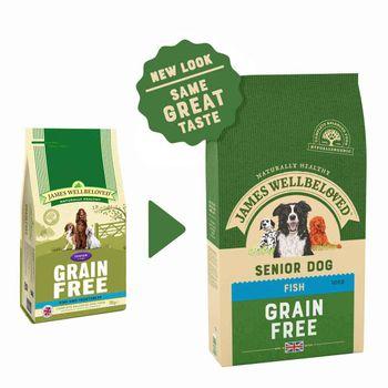 James Wellbeloved Dog Senior Fish Vegetable Grain Free Dry Dog Food