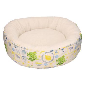 Rufus & Rosie Sunny Lemon Donut Dog Bed