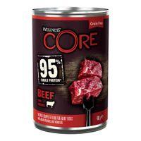 Wellness CORE Wet Dog Food 95% Single Protein Beef with Broccoli Recipe 400g