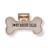 History & Heraldry 'I Love My Border Collie' Dog Toy