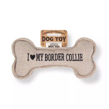 History & Heraldry 'I Love My Border Collie' Dog Toy