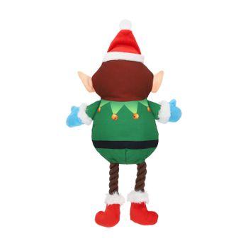 Rufus & Rosie Printed Elf & Snowman Dog Toy
