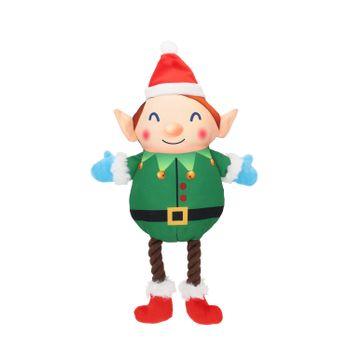 Rufus & Rosie Printed Elf & Snowman Dog Toy