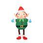 Rufus & Rosie Printed Elf & Snowman Dog Toy