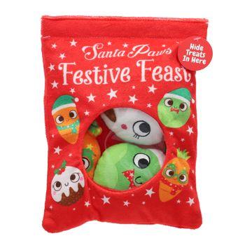 Smart Choice Hide & Seek Plush Festive Feast Dog Toy