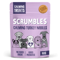 Scrumbles Turkey Nibbles: Calming Treats for Dogs 100g
