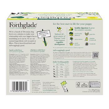 Forthglade Chicken & Lamb Complete Wet Puppy Food 12x395g