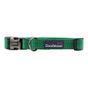 Doodlebone Trendy Tails Padded Dog Collar Green 1-2