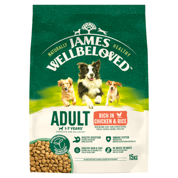 JAMES WELLBELOVED® Adult Dry Dog Food Chicken & Rice 15kg