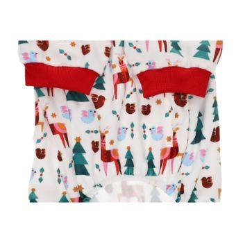 Rufus & Rosie Christmas Print Dog Pyjamas Medium
