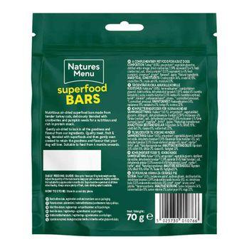 Natures Menu Superfood Bars Turkey 70g
