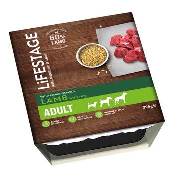Lifestage Adult Lamb and Rice Dog Food 7x395g