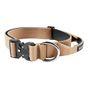 BullyBillows Combat Dog Collar Military Tan Medium