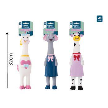 Smart Choice Honking Animal Vinyl Assorted Dog Toy