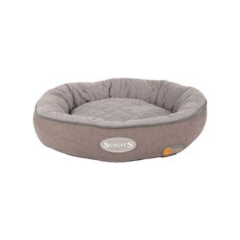 Scruffs Thermal Ring Bed Grey Pet Bed