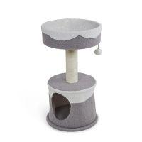 Petface Teddy Fleece Cat Scratch Post & Bed