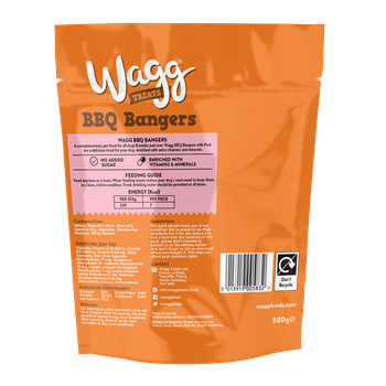 Wagg BBQ Bangers Bumper 5x500g Dog Treats