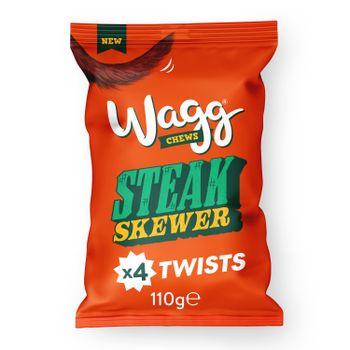 Wagg Chews Steak Skewer Sticks, 110g