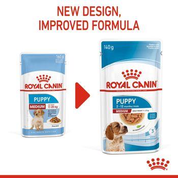 Royal Canin Puppy Medium Breed in Gravy Multipack 48x85g
