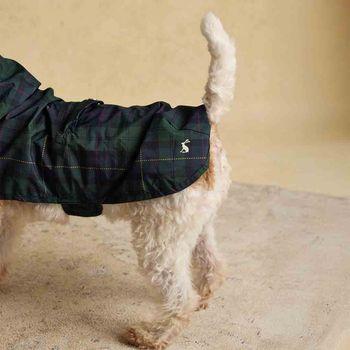 Joules Blackwatch Check Packaway Small Dog Coat