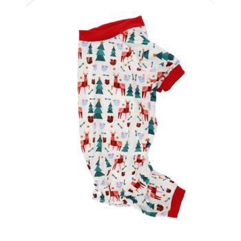 Rufus & Rosie Christmas Print Dog Pyjamas Large